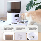 Smart Automatic Pet Feeder with Camera & Dual Bowls (5L)