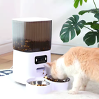 Smart Automatic Pet Feeder with Camera & Dual Bowls (5L)