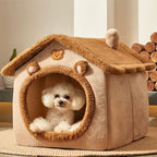 🐾 Foldable & Washable Cozy Pet House