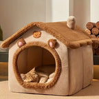 🐾 Foldable & Washable Cozy Pet House