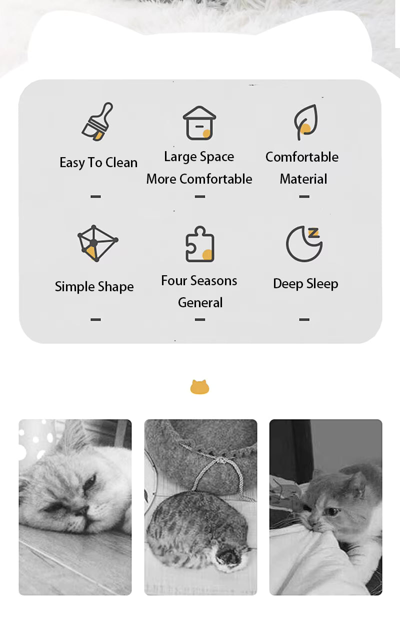 🐱 Cat Head Cozy Sleep Cave